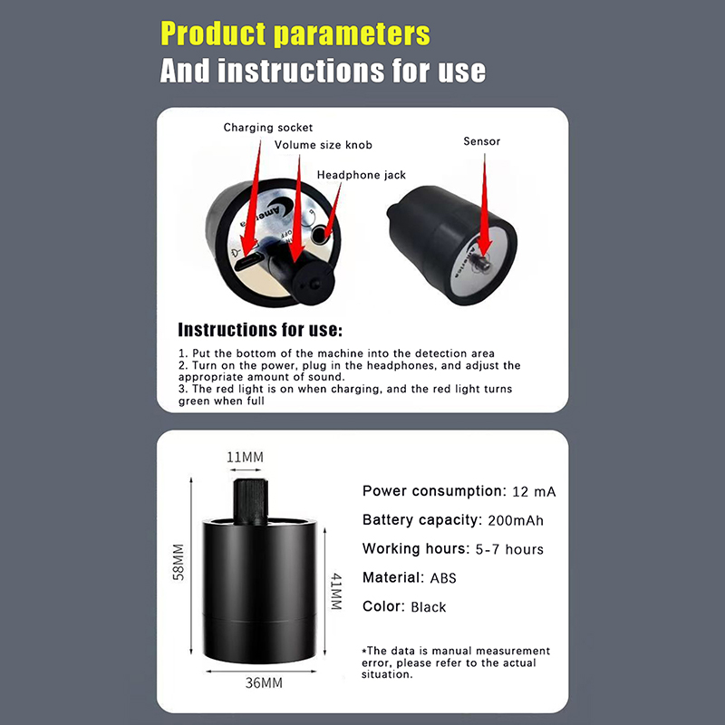 1Pc Water Leak Detector Multi- - Musical Instrument Pipe บทวิจารณ์และราคา