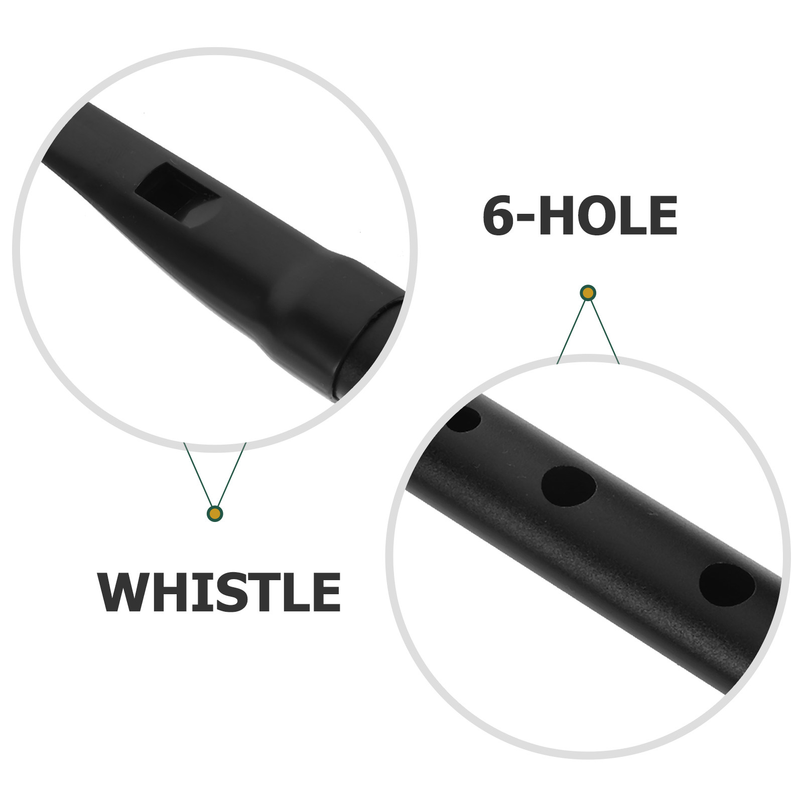 Irish Whistle Six-Hole Flute K - Musical Instrument Irish บทวิจารณ์และราคา