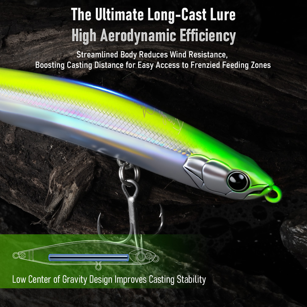 Kingdom Pencil Fishing Lure 10 - Rain Stick Percussion บทวิจารณ์และราคา
