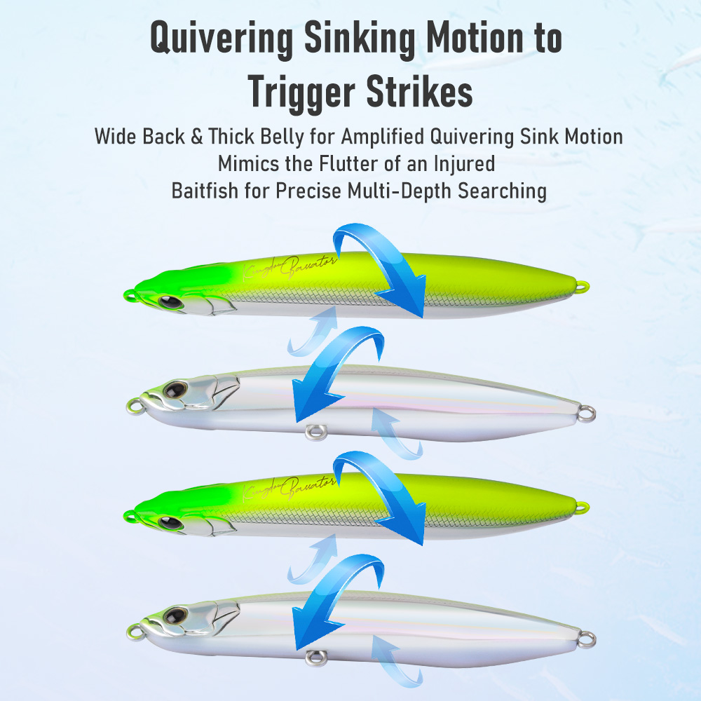 Kingdom Pencil Fishing Lure 10 - Rain Stick Percussion บทวิจารณ์และราคา