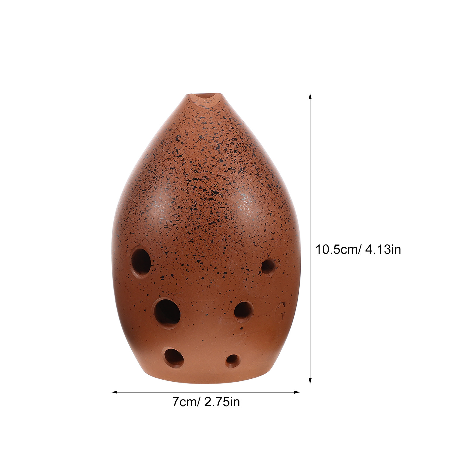 Ceramic Ocarina Flute 8 Hole C - Musical Instrument Ancient บทวิจารณ์และราคา
