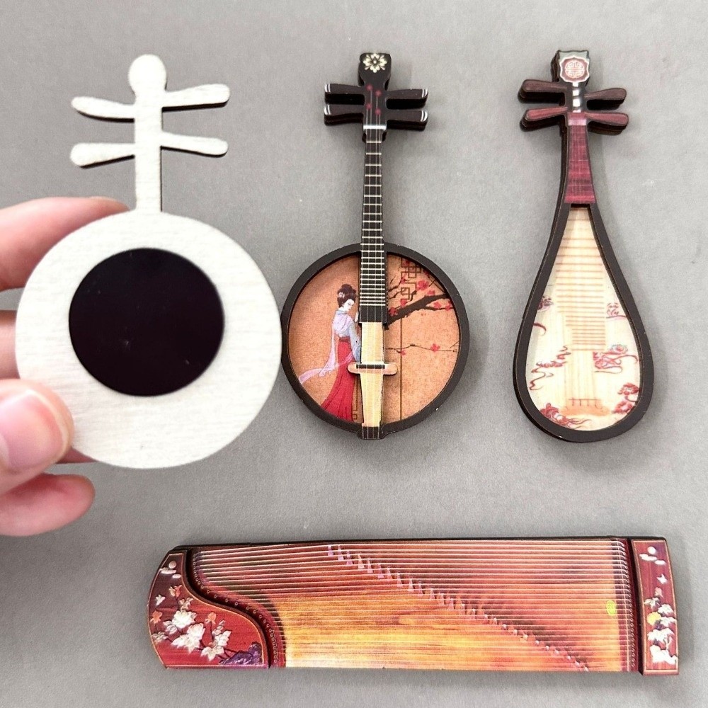 4PCS/SET Chinese Style Musical - Musical Instrument Ancient บทวิจารณ์และราคา