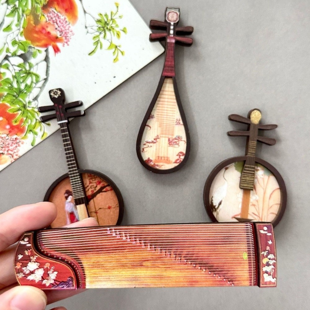 4PCS/SET Chinese Style Musical - Musical Instrument Ancient บทวิจารณ์และราคา