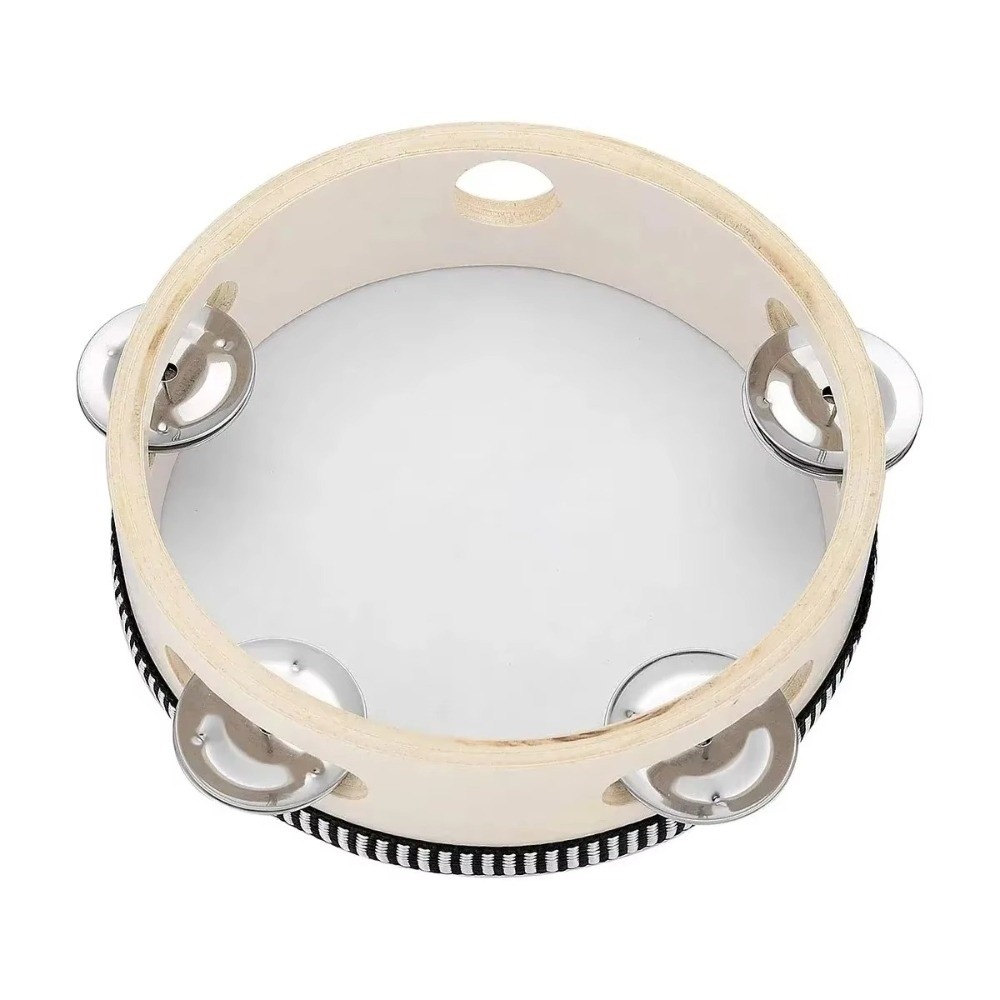 4/6/8/10 Inch Hand Held Drum W - Musical Instrument Kids บทวิจารณ์และราคา