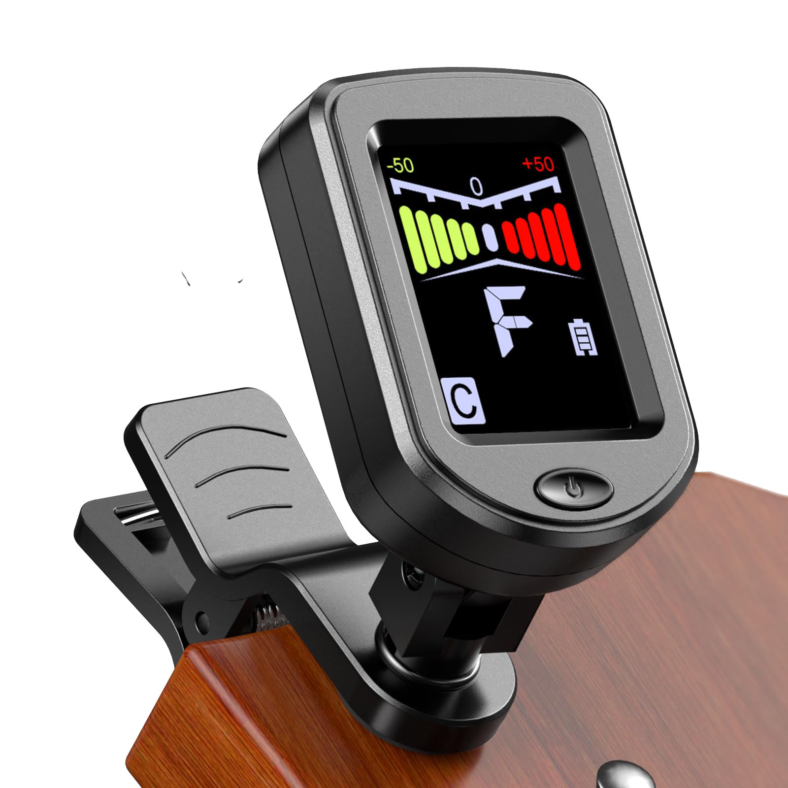 Clip-On Guitar Tuner with Regu - Musical Instrument Bass บทวิจารณ์และราคา