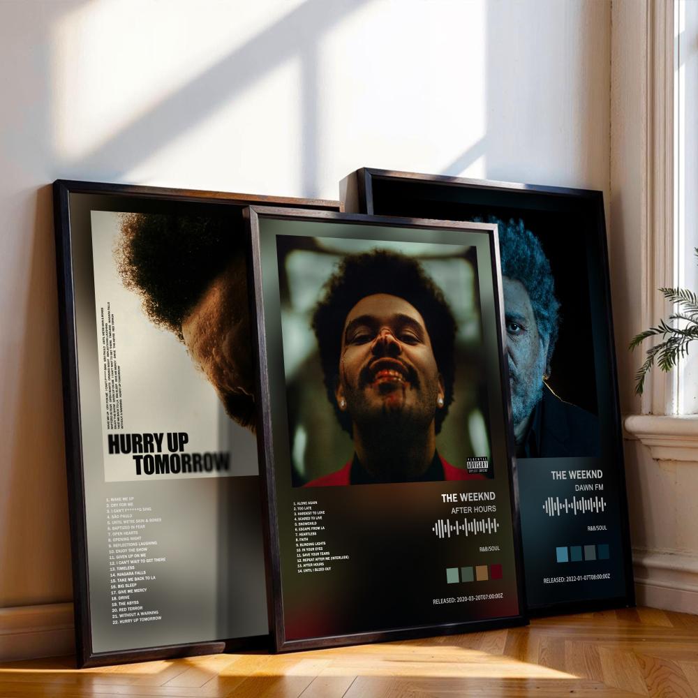 The Weeknd Poster Music Album  - Musical Instrument Painting บทวิจารณ์และราคา